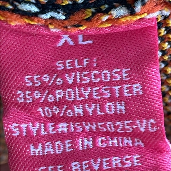 Flying Tomato Black and Orange Floral Mini Dress - Picture 8 of 10